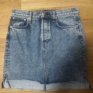 Rag and Bone denim skirt - size 28. Never worn.